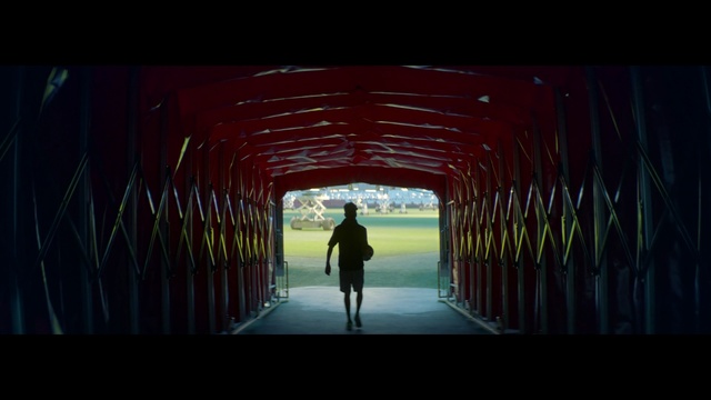 Video Reference: darkness, light, snapshot, structure, sky, atmosphere, night, screenshot, line, midnight, Person