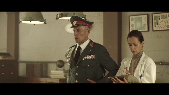 Video Reference: military, military, military person, official, army, military uniform, soldier, non commissioned officer, troop, military rank, Person