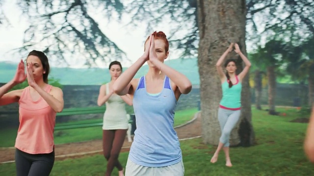 Video Reference: Active tank, Active pants, yoga pant, Undershirt, Happy, Plant, Gesture, Tree, Entertainment, Smile