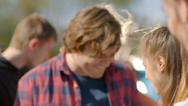 Video Reference: Hair, Hairstyle, Youth, Fun, Child, Blond, Interaction, Brown hair, Photography, Ear