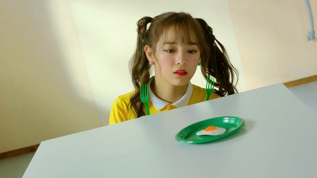 Video Reference: green, child, girl, toddler, play, fun, Person