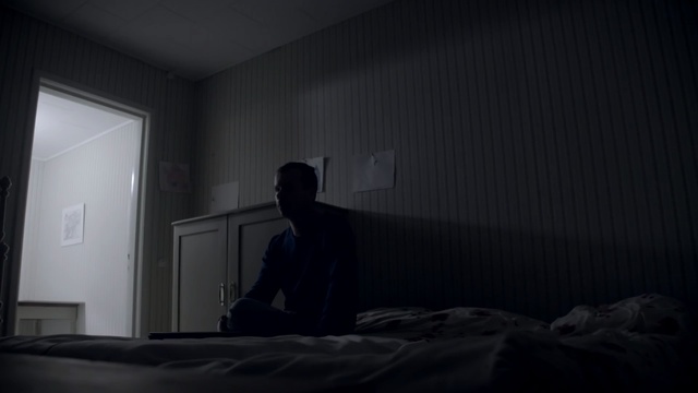 Video Reference: White, Black, Bed, Light, Darkness, Room, Black-and-white, Photography, Bed sheet, Human