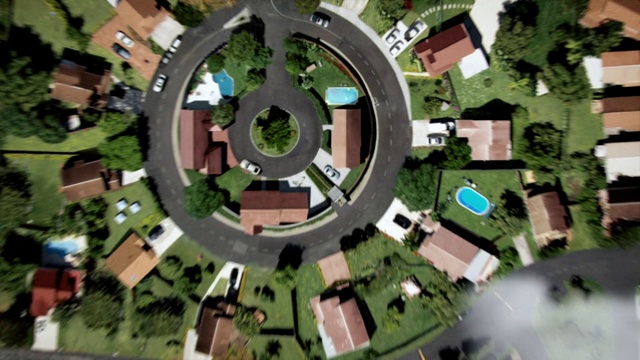 Video Reference: Residential area, Urban design, Green, Suburb, Human settlement, Architecture, Animation, Birds-eye view, Aerial photography, Neighbourhood