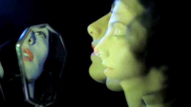 Video Reference: yellow, black, vertebrate, darkness, light, close up, lighting, organism, mouth, computer wallpaper, Person