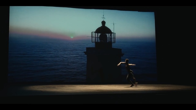 Video Reference: water, sea, lighthouse, atmosphere, light, sky, horizon, morning, sunrise, beacon, Person