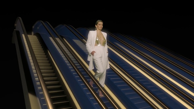 Video Reference: Escalator, Transport, Standing, Fashion, Night, Nonbuilding structure