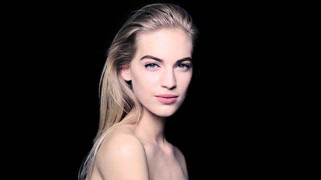 Video Reference: Hair, Face, Eyebrow, Skin, Lip, Beauty, Cheek, Chin, Fashion model, Hairstyle, Person