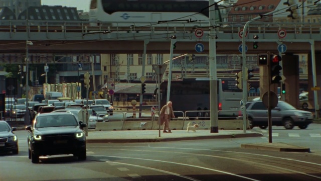 Video Reference: car, transport, urban area, metropolitan area, vehicle, town, road, luxury vehicle, street, downtown