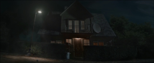 Video Reference: property, night, darkness, house, atmosphere, architecture, light, home, sky, lighting