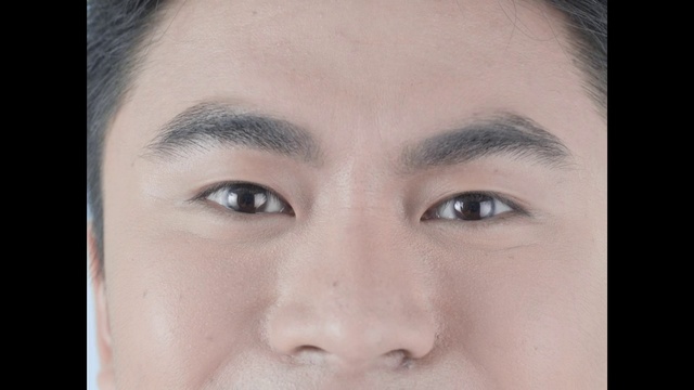 Video Reference: Eyebrow, Face, Forehead, Nose, Skin, Cheek, Eye, Eyelash, Head, Close-up