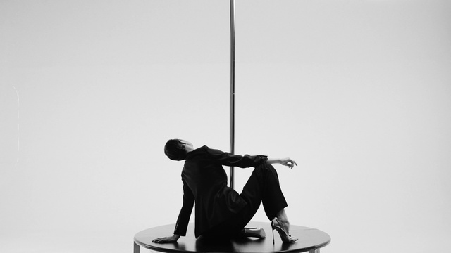 Video Reference: White, Standing, Balance, Dance, Black-and-white, Photography, Art, Style, Still life photography