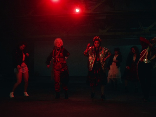 Video Reference: Red, Performance, Performance art, Performing arts, Darkness, Event, Room, Fun, Dance, Night, Person