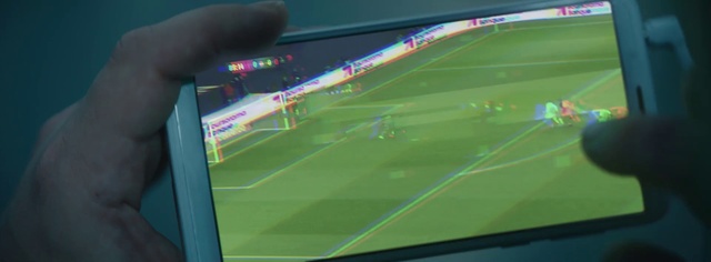 Video Reference: Green, Electronics, Technology, Screen, Sport venue, Electronic device, Stadium, Display device