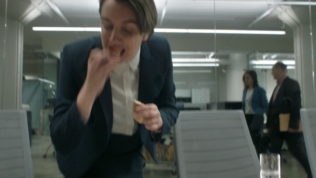 Video Reference: Job, White-collar worker, Shoulder, Standing, Employment, Businessperson, Fun, Conversation, Customer, Person