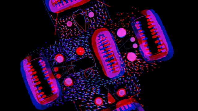 Video Reference: purple, magenta, organism, neon, font, graphics, computer wallpaper, Person