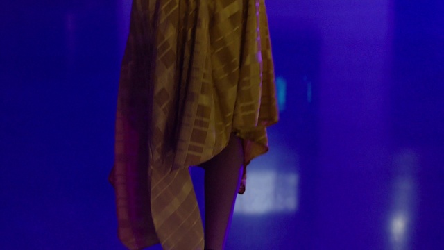 Video Reference: Blue, Purple, Clothing, Fashion, Violet, Yellow, Electric blue, Red, Cobalt blue, Performance