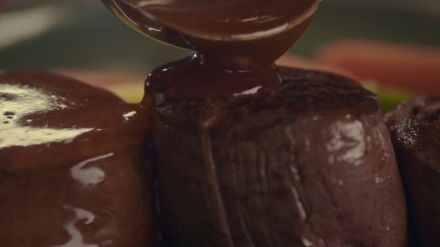 Video Reference: Chocolate, Food, Ganache, Dessert, Cuisine, Chocolate syrup, Chocolate cake, Dish, Chocolate brownie, Ingredient