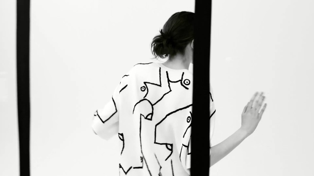 Video Reference: white, black, black and white, shoulder, monochrome photography, joint, photography, monochrome, font, hand