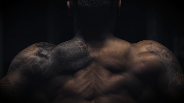 Video Reference: black, man, darkness, muscle, hand, arm, human body, chest, human, barechestedness