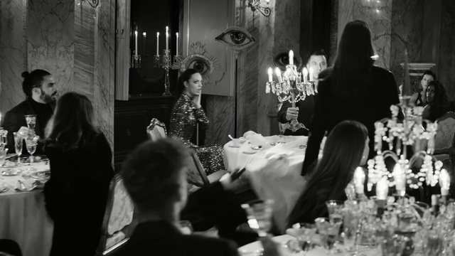 Video Reference: Photograph, Black-and-white, Monochrome photography, Monochrome, Snapshot, Photography, Event, Style, Black hair, Person