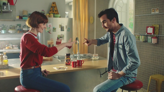 Video Reference: Jeans, Table, Leisure, Engineering, Customer, Event, Fashion design, Curtain, Science, Fun