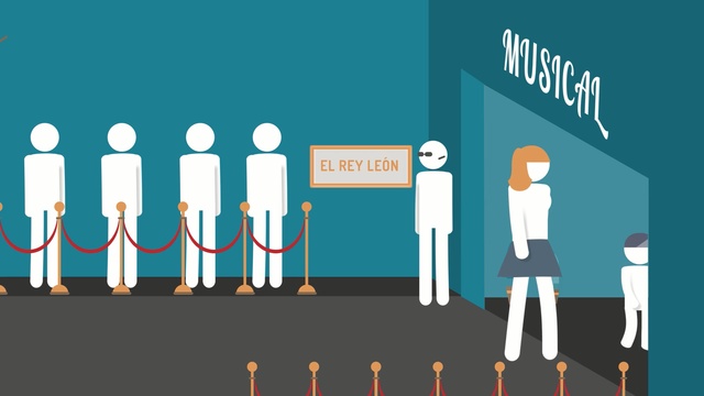 Video Reference: blue, text, product, font, graphic design, human behavior, design, line, product, illustration, Person