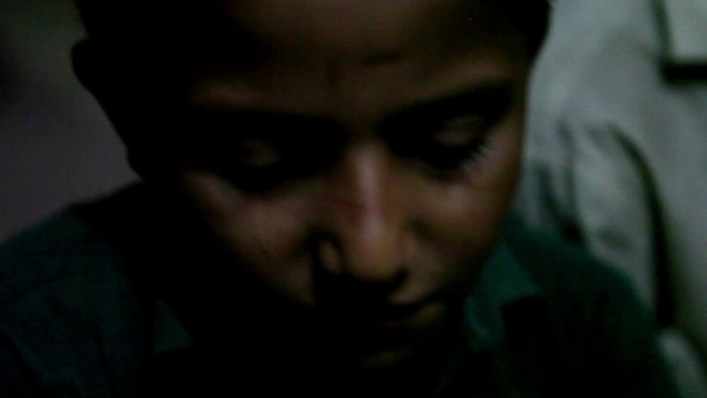 Video Reference: Face, Black, Nose, White, Darkness, Forehead, Facial expression, Head, Cheek, Green