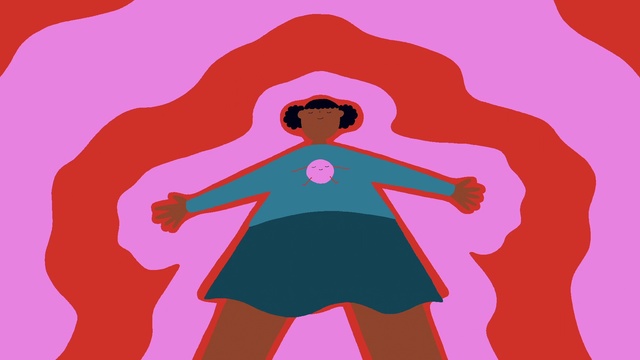 Video Reference: Pink, Cartoon, Illustration, Clip art, Graphics, Art, Graphic design, Magenta, Fictional character, Clock, Drawing, Design, Poster, Graphic, Text, Vector graphics