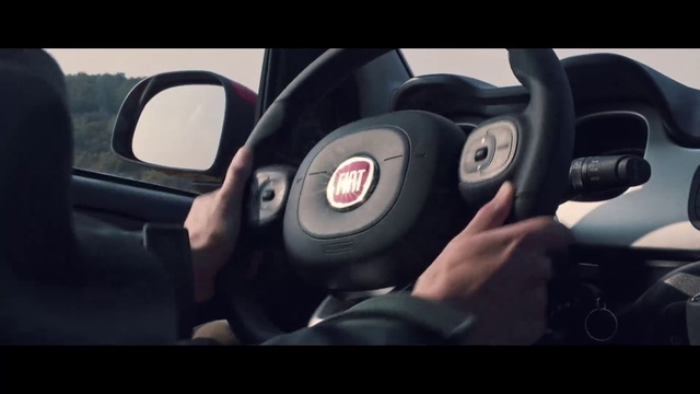 Video Reference: Land vehicle, Vehicle, Car, Steering wheel, Steering part, City car, Fiat 500, Automotive design, Fiat, Auto part