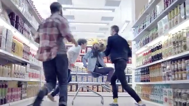 Video Reference: Product, Supermarket, Snapshot, Footwear, Fun, Walking, Photography, Building, Shoe, Pedestrian, Person