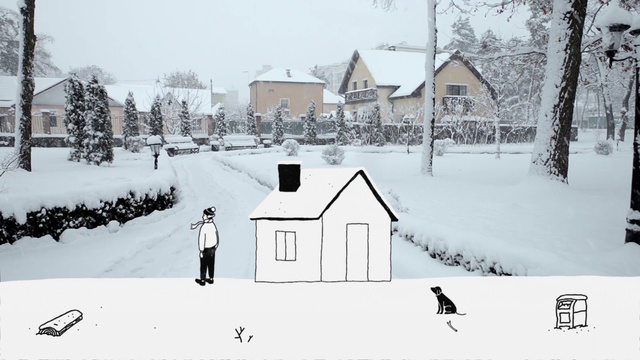 Video Reference: Snow, Winter, Property, Blizzard, Home, Tree, House, Winter storm, Freezing, Architecture