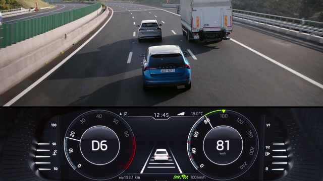 Video Reference: Vehicle, Lane, Car, Mode of transport, Road, Speedometer, Driving, Technology, Personal luxury car, Highway