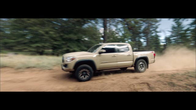 Video Reference: Land vehicle, Vehicle, Car, Tire, Automotive tire, Pickup truck, Automotive design, Off-roading, Bumper, Toyota