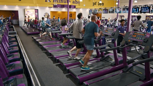 Video Reference: sport venue, gym, structure, room, exercise machine, physical fitness, leisure, leisure centre, exercise equipment, physical exercise