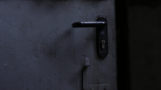 Video Reference: Black, Door handle, Wall, Door, Darkness, Lock, Room, Wood, Architecture, Photography