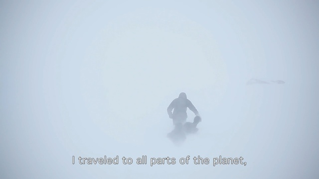 Video Reference: White, Atmospheric phenomenon, Text, Sky, Fog, Mist, Font, Atmosphere, Calm, Photography, Person