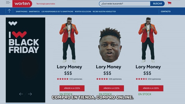 Video Reference: text, advertising, product, website, product, font, brand, media, logo, banner, Person