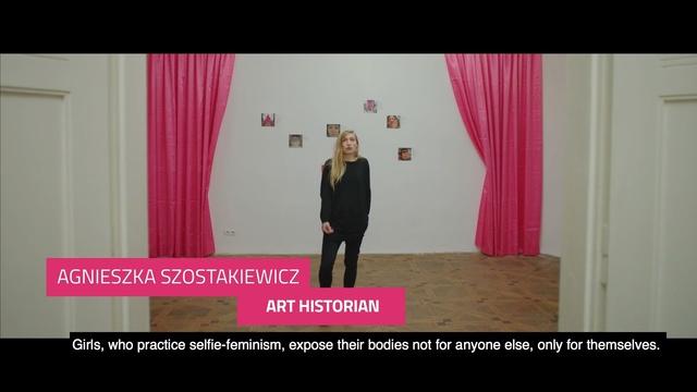 Video Reference: Pink, Shoulder, Text, Snapshot, Joint, Textile, Interior design, Magenta, Room, Design, Person