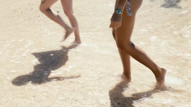 Video Reference: Leg, People on beach, Fun, Sand, Summer, Thigh, Human leg, Vacation, Barefoot, Beach