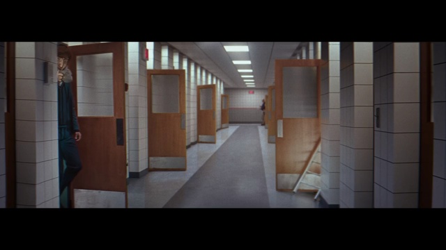 Video Reference: architecture, structure, wall, home, wood, symmetry, daylighting, screenshot, darkness, hall