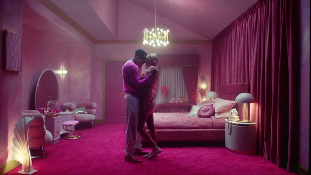 Video Reference: Purple, Pink, Violet, Room, Lighting, Magenta, Interior design, Furniture, Photography