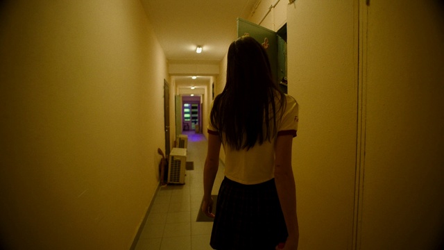 Video Reference: Yellow, Light, Room, Snapshot, Standing, Shoulder, Dress, Photography, Long hair, Waist