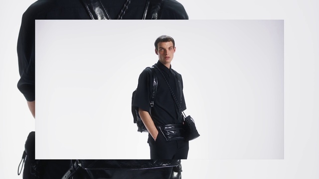 Video Reference: Leather, Fashion, Outerwear, Textile, Sleeve, Jacket, Neck, Leather jacket, Top, Style