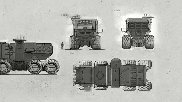 Video Reference: motor vehicle, vehicle, transport, military vehicle, black and white, automotive design, armored car, armored car, automotive tire, product