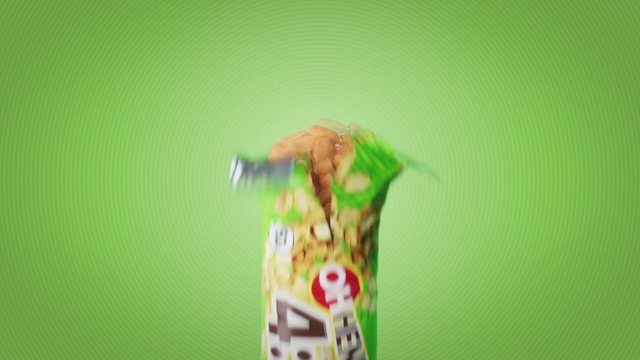 Video Reference: Green, Product, Junk food, Hand, Drink, Snack