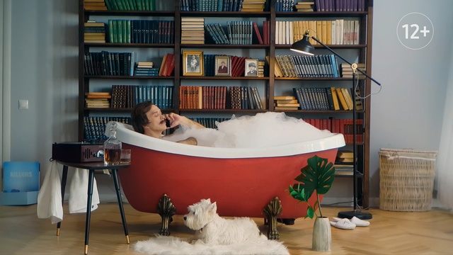 Video Reference: room, furniture, shelving, interior design, home, table, shelf, living room, bookcase, bathroom