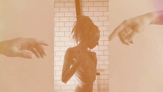 Video Reference: Wall, Hand, Arm, Back, Shoulder, Joint, Room, Photography, Bathing, Finger