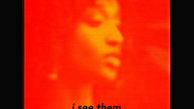 Video Reference: Red, Orange, Poster, Modern art, Font, Flesh, Art