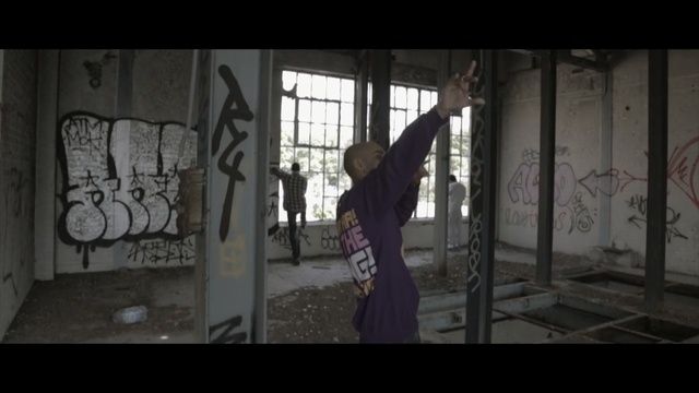 Video Reference: mode of transport, structure, darkness, art, window, glass, screenshot, building, Person