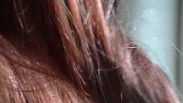 Video Reference: close up, hair coloring, flesh, neck, organ, wood, girl, long hair, brown hair